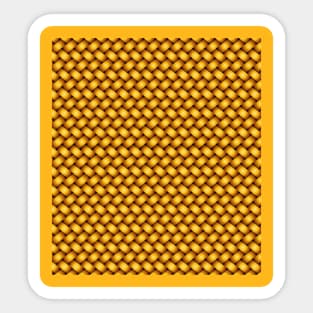 Gold metallic grille Sticker
